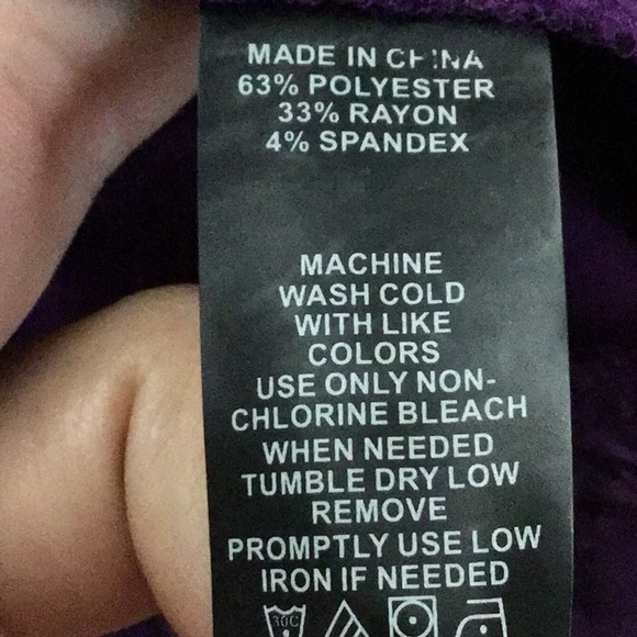 Vince Camuto purple tuxedo pants sz 4 - Picture 9 of 9